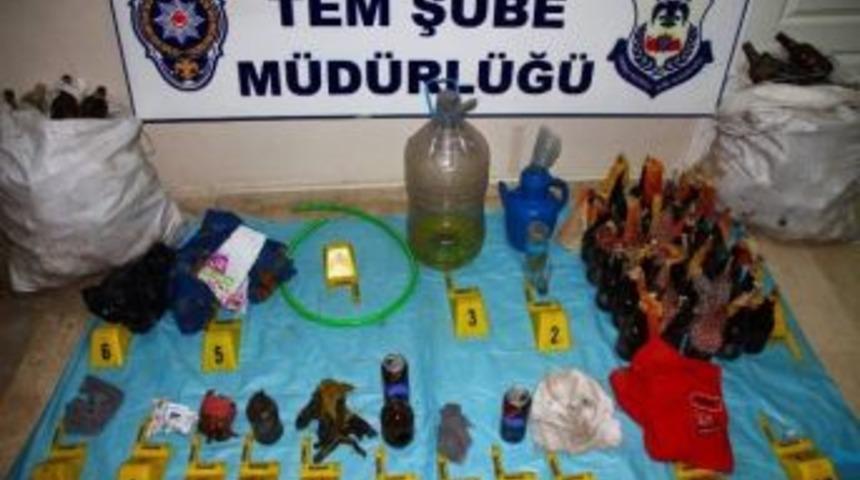 Molotofkokteyli Ve Havai Fişek Ele Ge&ccedil;irildi