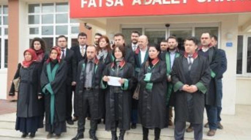 Fatsalı Avukatlar &Ouml;zgecan İ&ccedil;in Eylem Yaptı