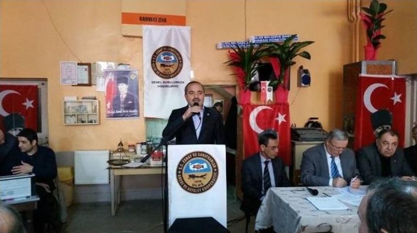 Başkan Uzun, Esnaf Ve Sanatk&acirc;rlar Kooperatifi Genel Kuruluna Katıldı