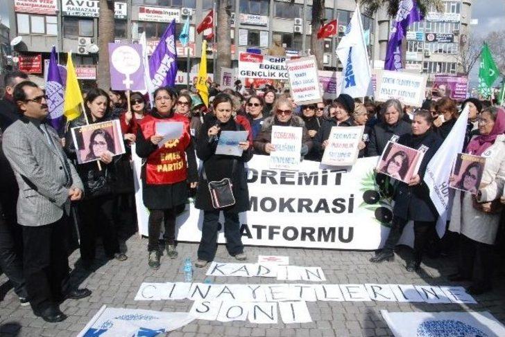 Edremitli Kadınlar Özgecan İçin Meydanlara İndi G5