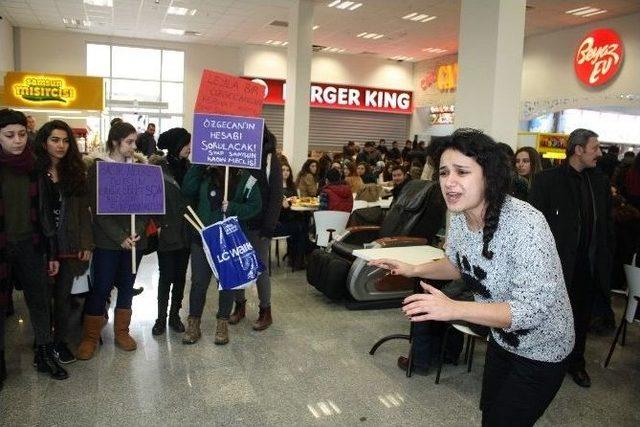 Omü’lü Öğrenciler ’özgecan’ İçin Yürüdü