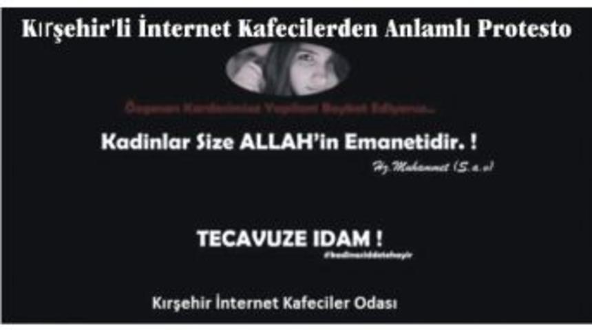 İnternet Kafeciler Odası &Ouml;zgecan Aslan İ&ccedil;in Ekran Kararttı
