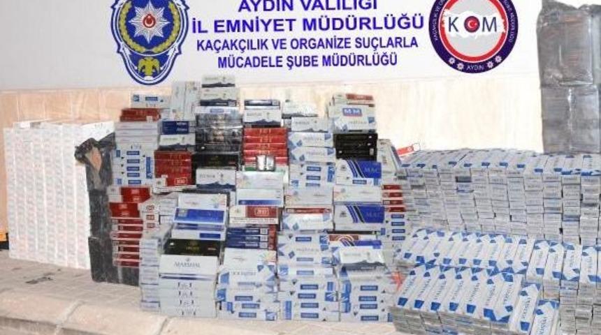 Tır'da 11 Bin 480 Paket Kaçak Sigara Ele Geçirildi