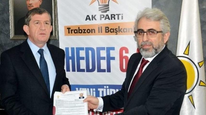 Trabzonlu Müsteşar Yardımcısı Dr. Mahir Küçük, Vekil Aday Adaylık Başvurusunu Yaptı