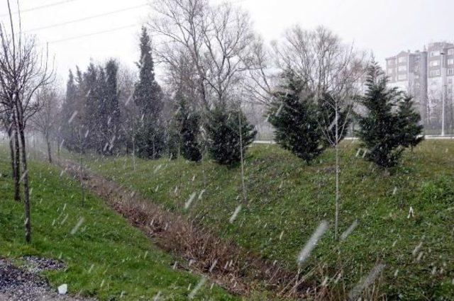 Kocaeli'nde Aniden Başlayan Dolu Sürücülere Zor Anlar Yaşattı