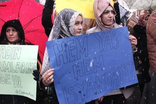 Bingöl’de De Kadınlar Sokaklara Döküldü