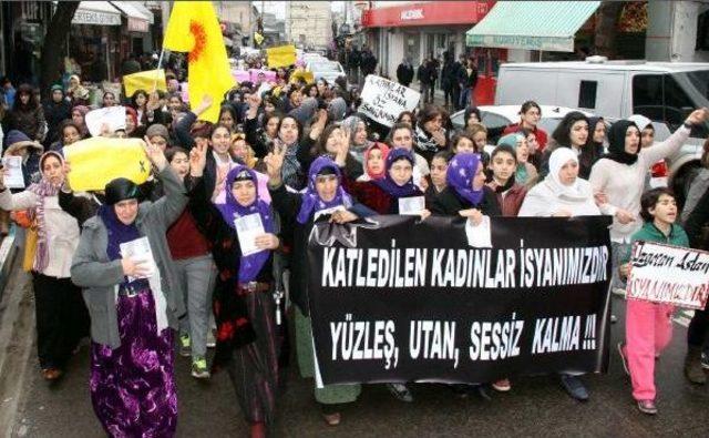 Siverek'te Dbp'li Kadınlardan Özgecan Yürüyüşü