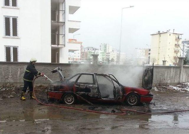 Samsun’da Otomobil Yangını