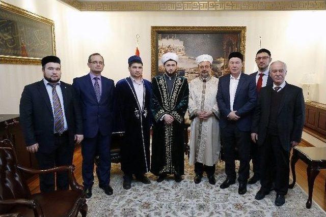 Tataristan Dini İdare Başkanlığından Diyanet’e Ziyaret