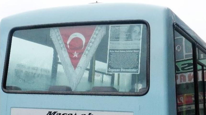 Rizeli Minib&uuml;s&ccedil;&uuml;ler &Ouml;zgecan Cinayetini Kınadı