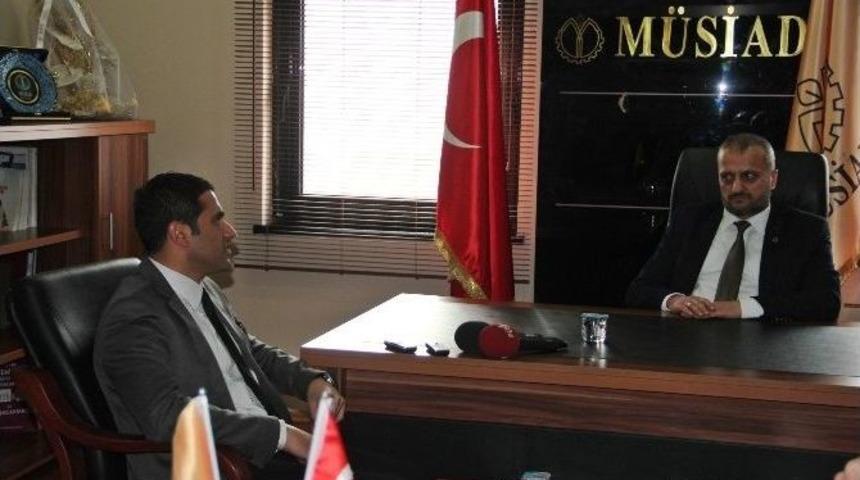 M&uuml;siad Ziyaretinde Konuşan Karaduman&rsquo;dan Stk&rsquo;lara Ve Derneklere Destek