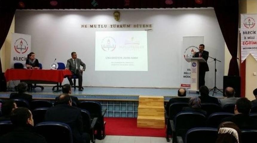 Bilecik&rsquo;te &ldquo;&uuml;niversiteye Adım Adım Projesi&rdquo; Tanıtım Toplantısı