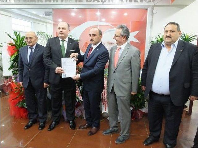 Cihan Saraç Ak Parti’den Aday Adaylık Resmi Başvurusunda Bulundu