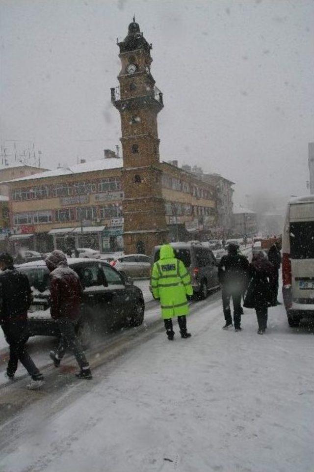 Yozgat’ta Kar Yağışı