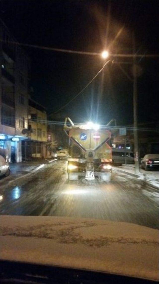 Gebze’de Kar Ve Tuzlama Timleri Yollarda!