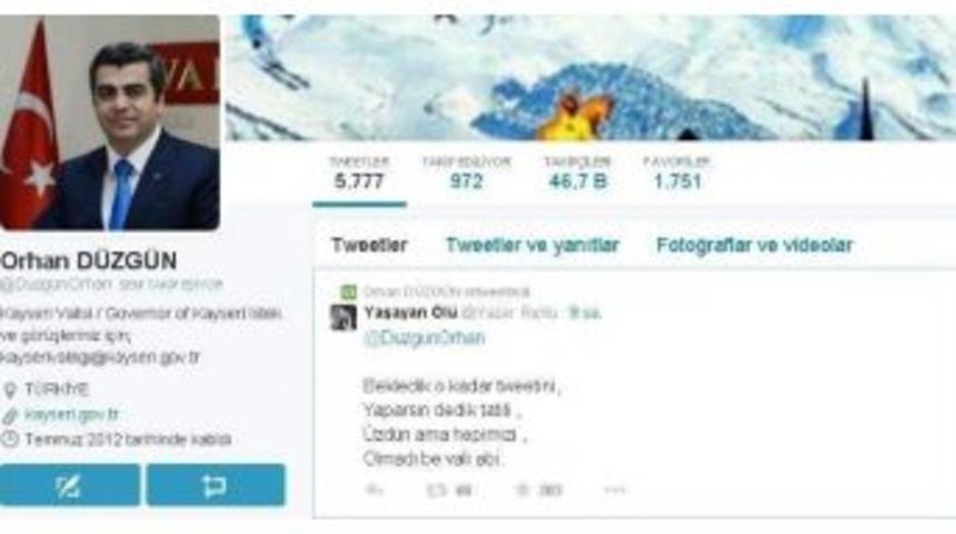 Vali’ye Şiirli Kar Tatili Sitemi