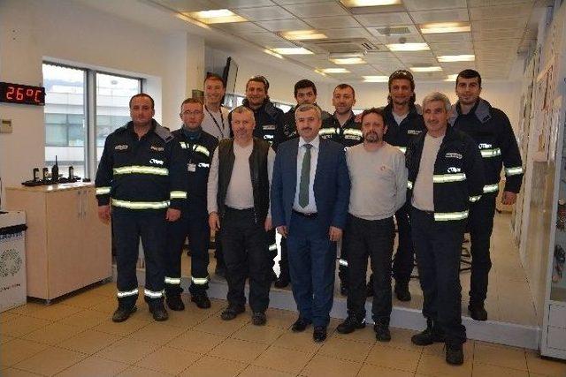 Başkan Baran İgsaş Fabrikasını Ziyaret Etti