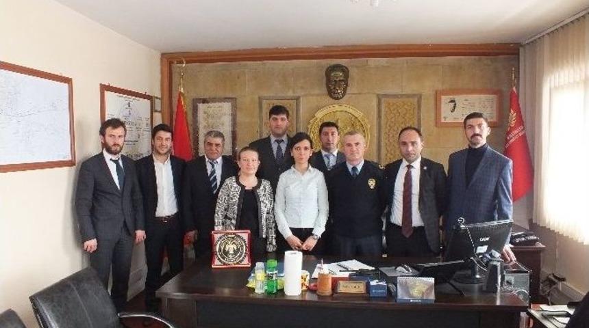 Gen&ccedil; Memur Sen Y&ouml;neticileri Kaymakam Ada Ve Başkan Sertoğlu&rsquo;nu Ziyaret Ettiler