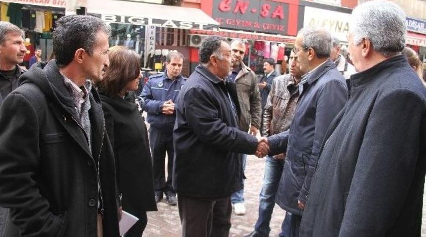 G&uuml;ler, Dbp&rsquo;nin D&uuml;zenlediği Esnaf Ziyaretine Katıldı