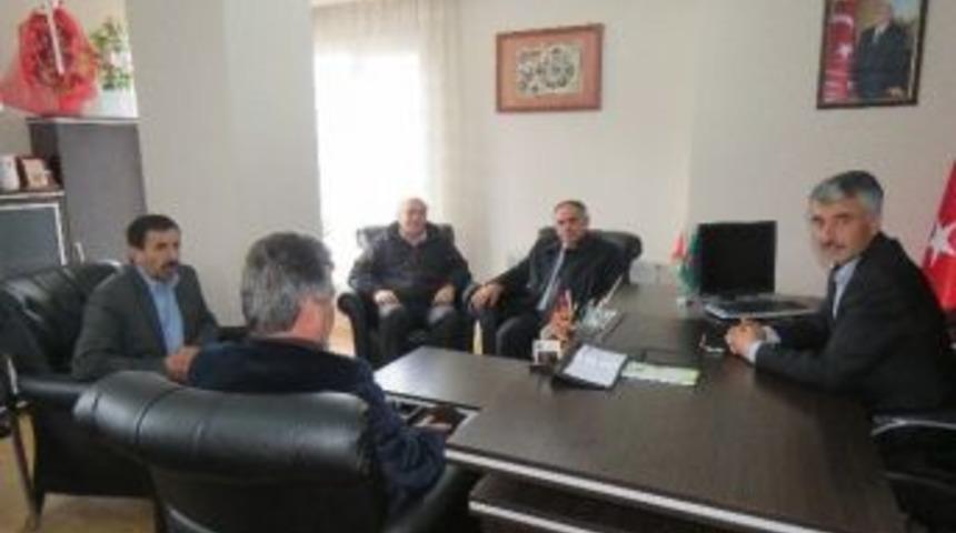 Başkan &Ouml;zt&uuml;rk&rsquo;ten Yahyalı Ziraat Odası Başkanına Ziyaret