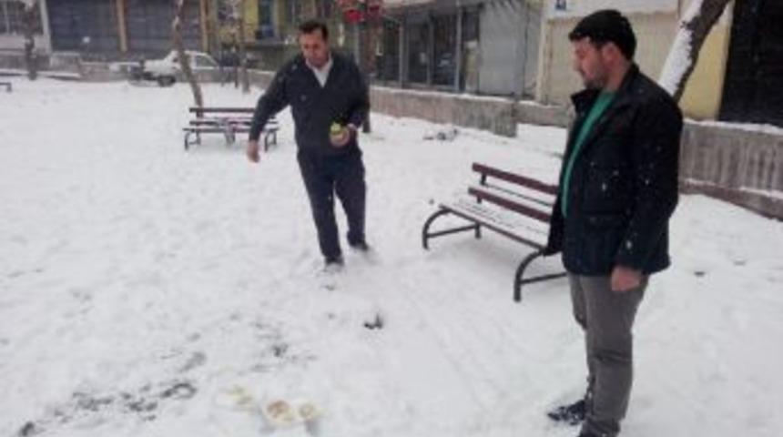 Aksaray&rsquo;da Sokak Hayvanlarına Yemek Bırakıldı