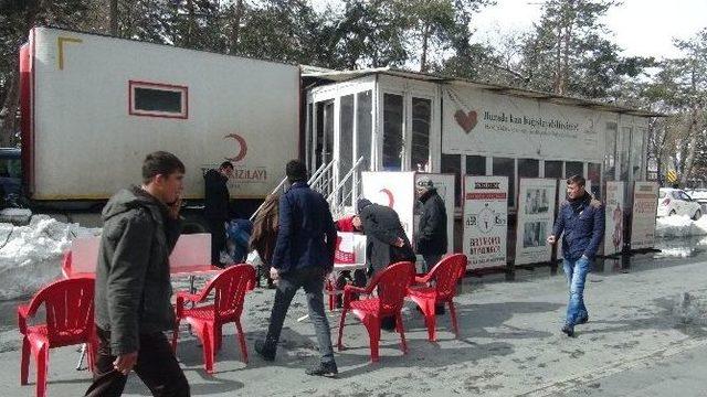 Tatvan’da Kızılay Kan Bağış Kampanyası