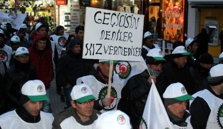 İşçiler Kıdem Tazminatı İçin Yürüdü G4