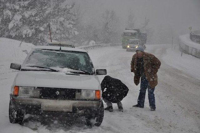 Bursa-ankara Karayolu Ulaşıma Kapandı