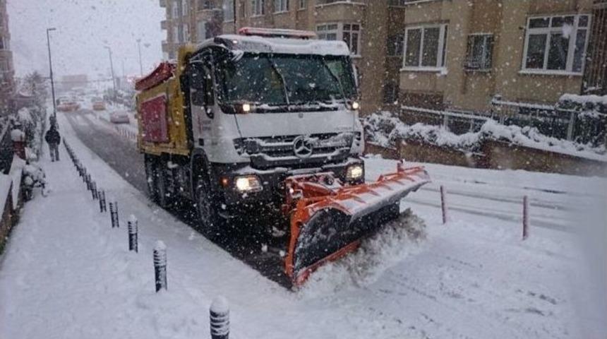 &Uuml;mraniye&rsquo;de Kar Seferberliği