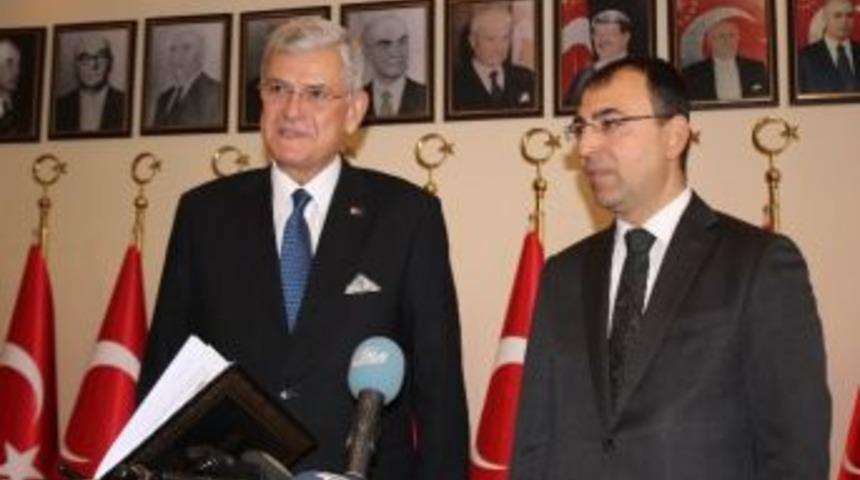 Bakan Bozkır Ab Bakanlığı Ofisinin A&ccedil;ılışı İ&ccedil;in İzmir&rsquo;de