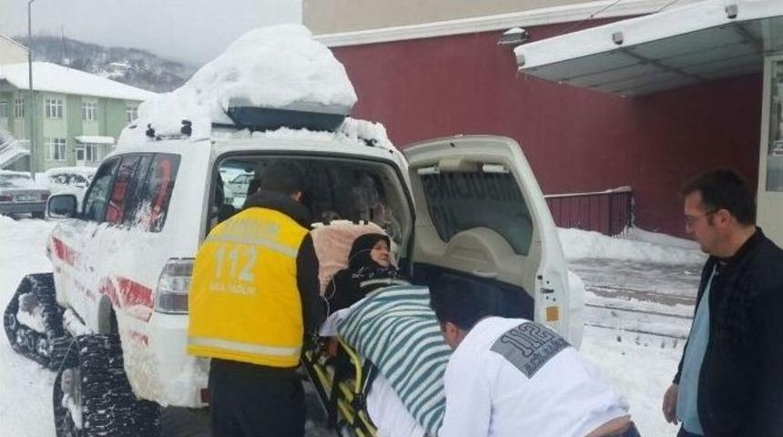 Samsun&rsquo;da Paletli Ambulans Hayat Kurtardı