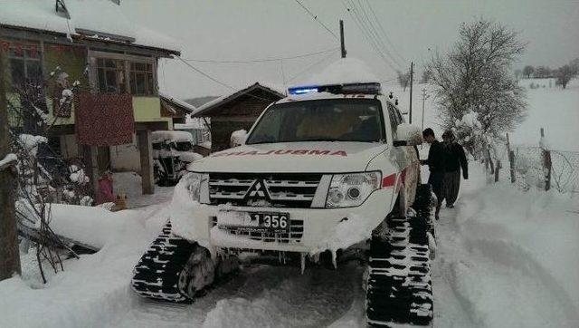 Samsun’da Paletli Ambulans Hayat Kurtardı