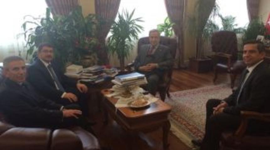 Başkan &Ccedil;elik Ve Ziraat Odası Y&ouml;neticileri Ankara&rsquo;da Başbakan Yardımcısı Arın&ccedil;&rsquo;la Buluştu