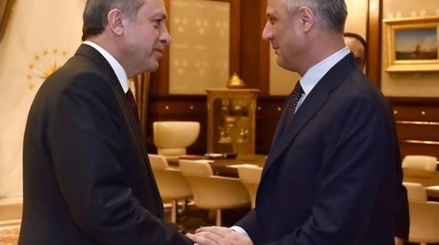 Erdoğan, Kosova Başkan Yardımcısı Ve Dışişleri Bakanı Ta&ccedil;i&rsquo;yi Kabul Etti