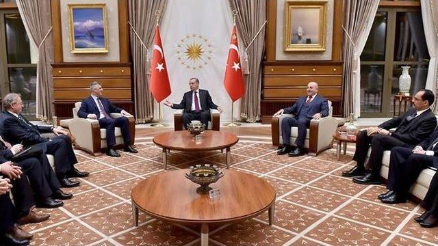 Erdoğan, Kosova Başkan Yardımcısı Ve Dışişleri Bakanı Taçi’yi Kabul Etti