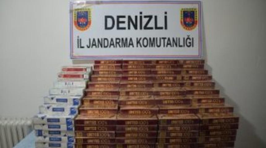 Denizli&rsquo;de 4 Bin Paket Ka&ccedil;ak Sigara Ele Ge&ccedil;irildi