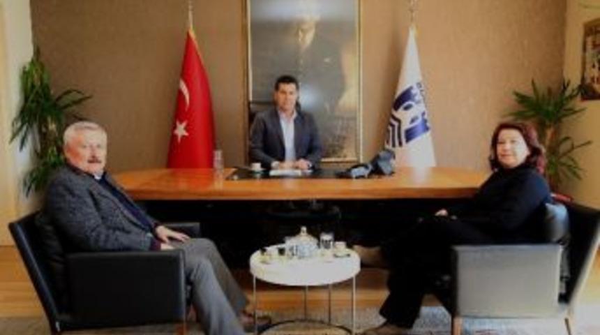 Aday Adayı Dr. Kerim Cangır, Başkan Kocadon&rsquo;u Ziyaret Etti