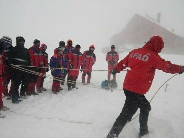 Uludağ’daki Tatbikat Gerçeği Aratmadı