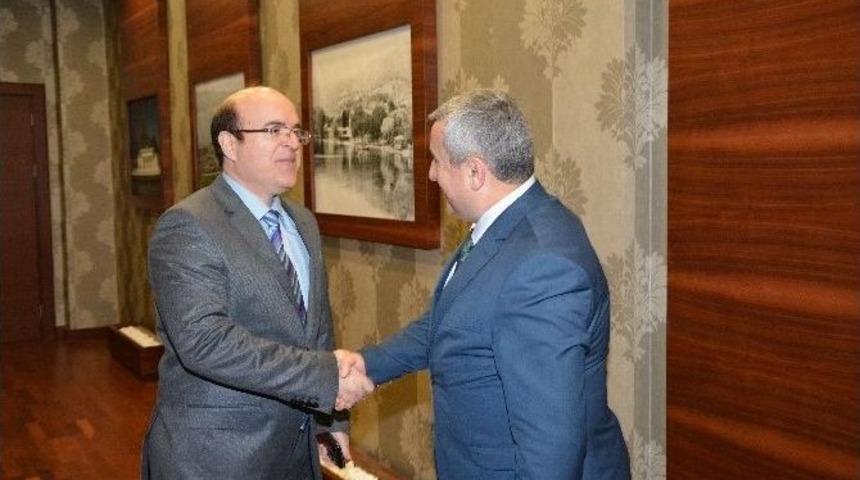 Başkan Baran Başsavcı Kaplan&rsquo;ı Ağırladı