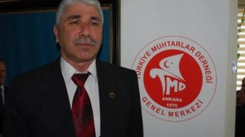 D&uuml;zceli Muhtarlar Yeni Başkanını Se&ccedil;ti