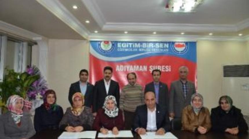 Adıyaman Eğitim Bir Sen Kadınlar Komisyonu&rsquo;nda Bayrak Değişimi