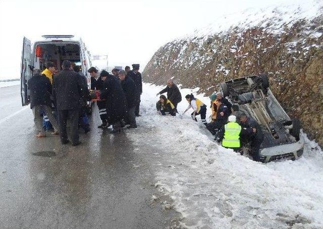 Hasta Ziyaretine Giderken Kaza Yaptılar