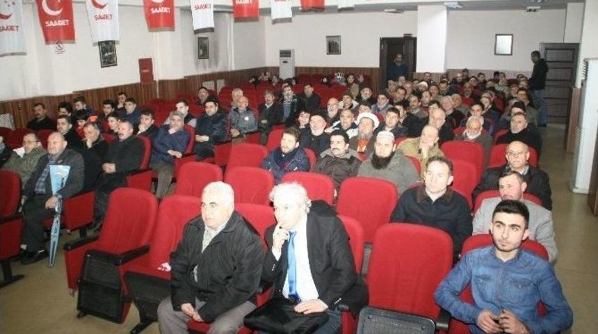 Devrek Saadet Partisi Teşkilatından Konferans