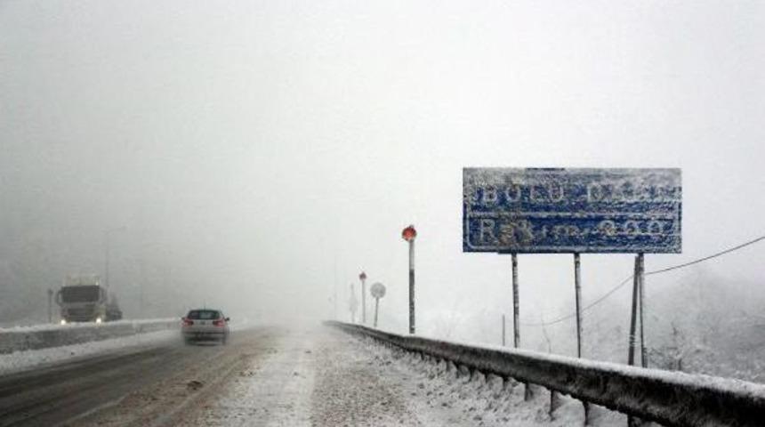Bolu Dağı'nda Kar Yağışı