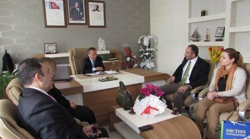 Tema Kayseri Temsilciliği&rsquo;nden Talas İl&ccedil;e Milli Eğitim M&uuml;d&uuml;r&uuml;ne Ziyaret