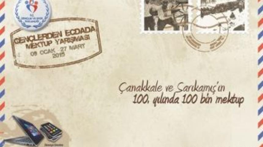 Gen&ccedil;ler &Ccedil;anakkale Ve Sarıkamış&rsquo;ta Şehit D&uuml;şen Dedelerine 100 Bin Mektup G&ouml;nderecek