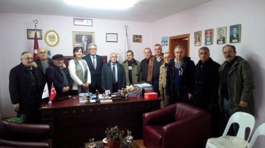 Chp Aday Adayı Turp&ccedil;u&rsquo;dan Başkan G&uuml;neş&rsquo;e Ziyaret