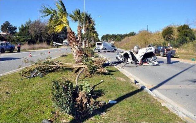 Manavgat'ta Trafik Kazası: 1 Ölü