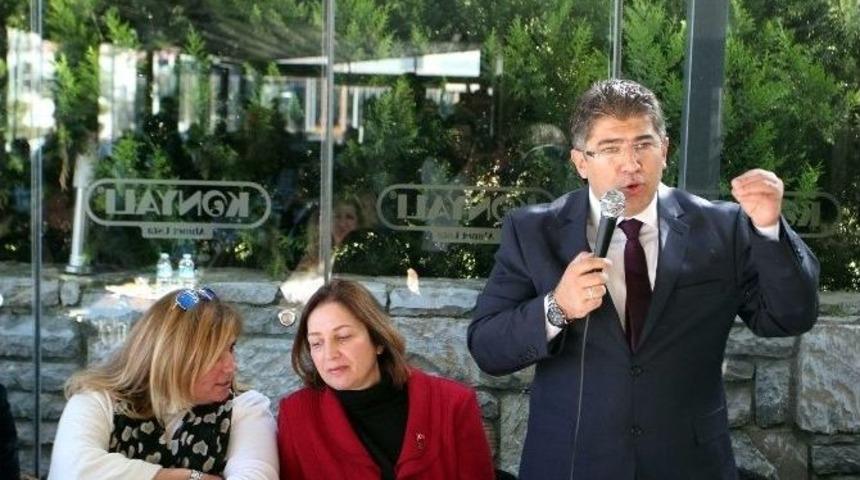 &Ouml;zt&uuml;rk, Bodrum&rsquo;da Teşkilat Mensuplarıyla Buluştu