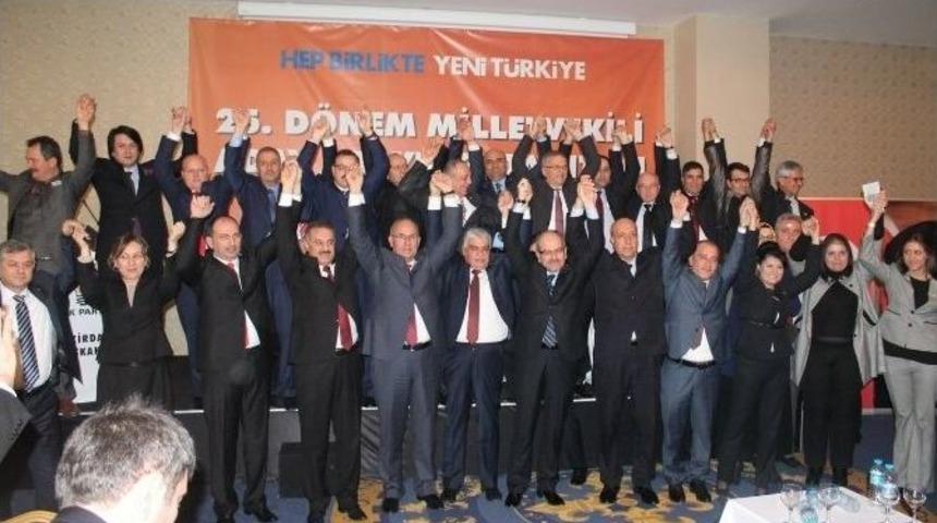 Ak Parti Tekirdağ Milletvekili Aday Adayları T&ouml;renle Tanıtıldı